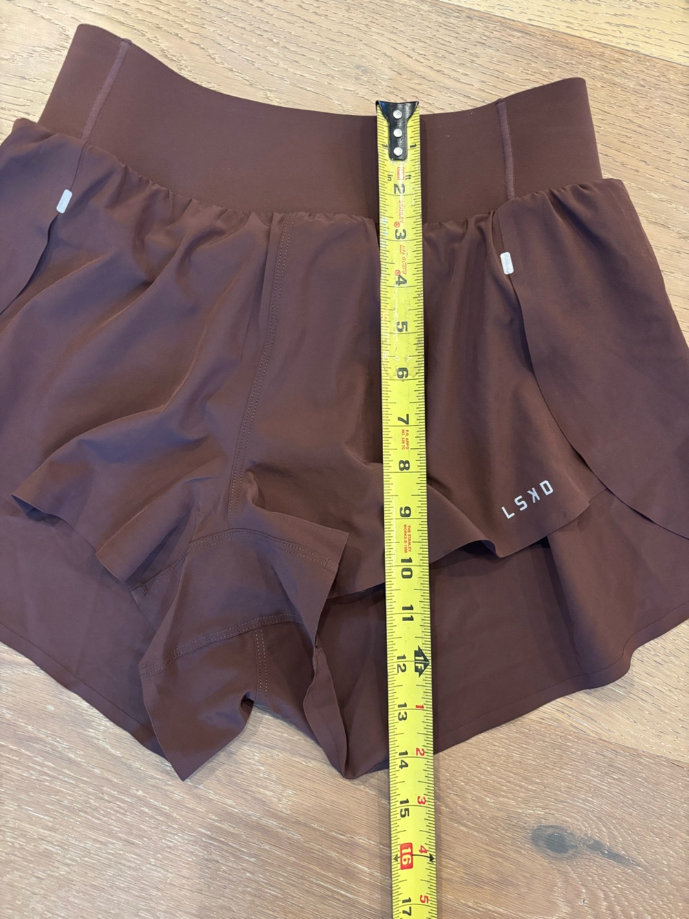 LSKD Pacer 3" Run Short XS Hot Chocolate NEW running split shorts - Picture 15 of 17